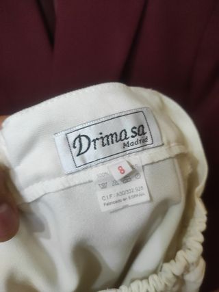 Chaqueta burdeos Comunión