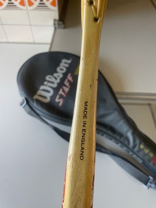 Raqueta tennis años 60 JUPITER slazenger