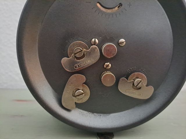 RELOJ DESPERTADOR MARCA WEHRLE THREE - IN - ONE.