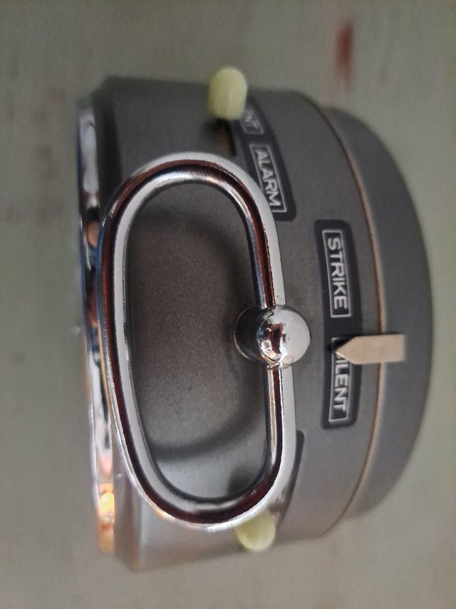 RELOJ DESPERTADOR MARCA WEHRLE THREE - IN - ONE.