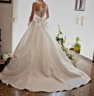 Vestido novia Rosa Clará