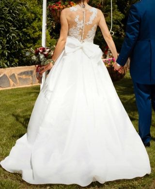 Vestido novia Rosa Clará