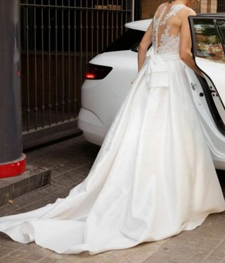 Vestido novia Rosa Clará