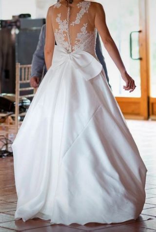 Vestido novia Rosa Clará