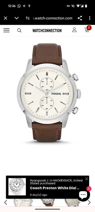 Reloj hombre Fossil