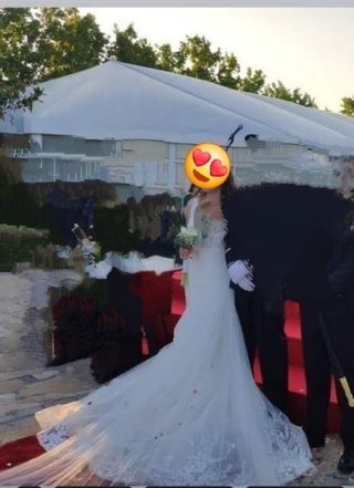 Vestido novia Rosa clara