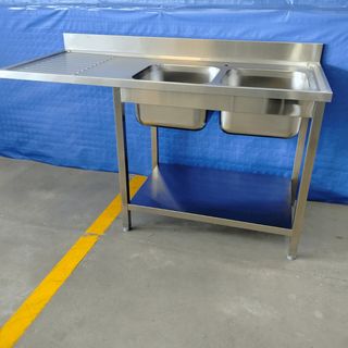 ⌚TE⍏ Acero - Fregadero 2 Senos Lavavajillas