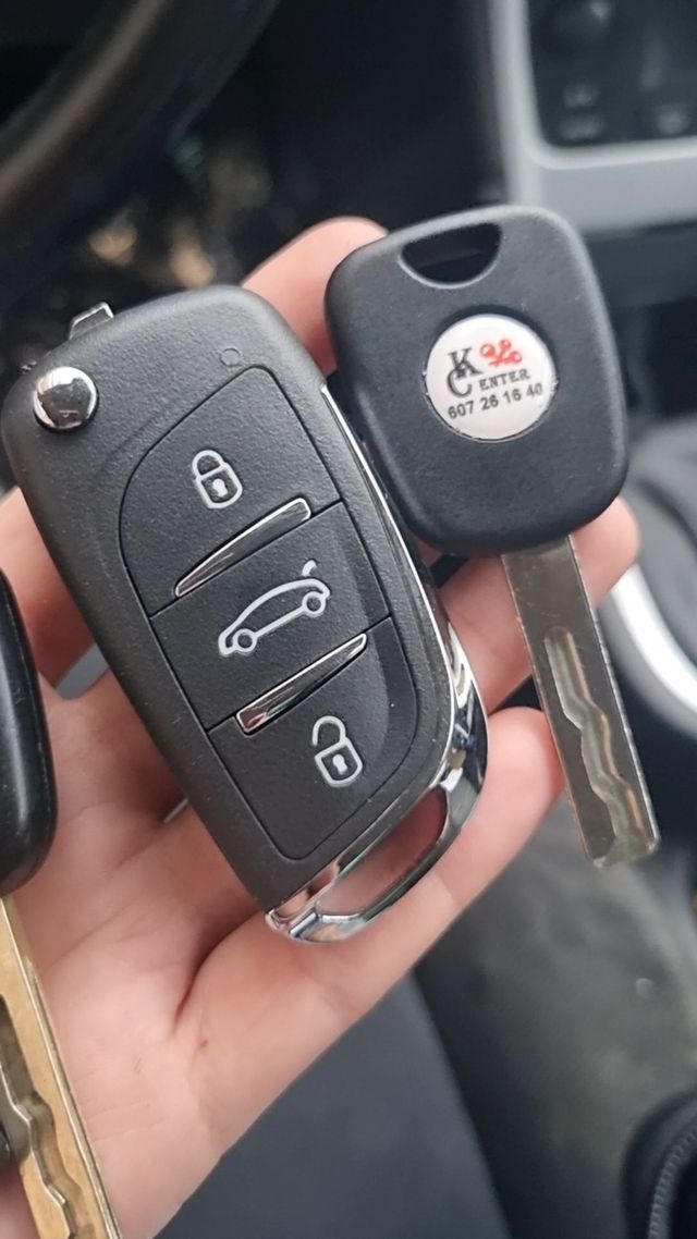 Llave de repuesto coche