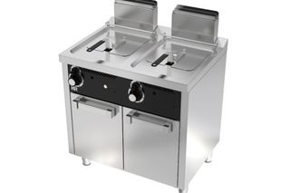 FRIGGITRICI A GAS 8L600E con ripiano