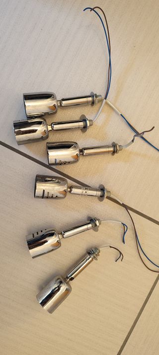 6 portalampada cromati attacco G9