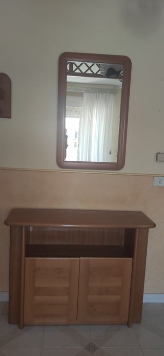 Mobile ingresso in legno completo