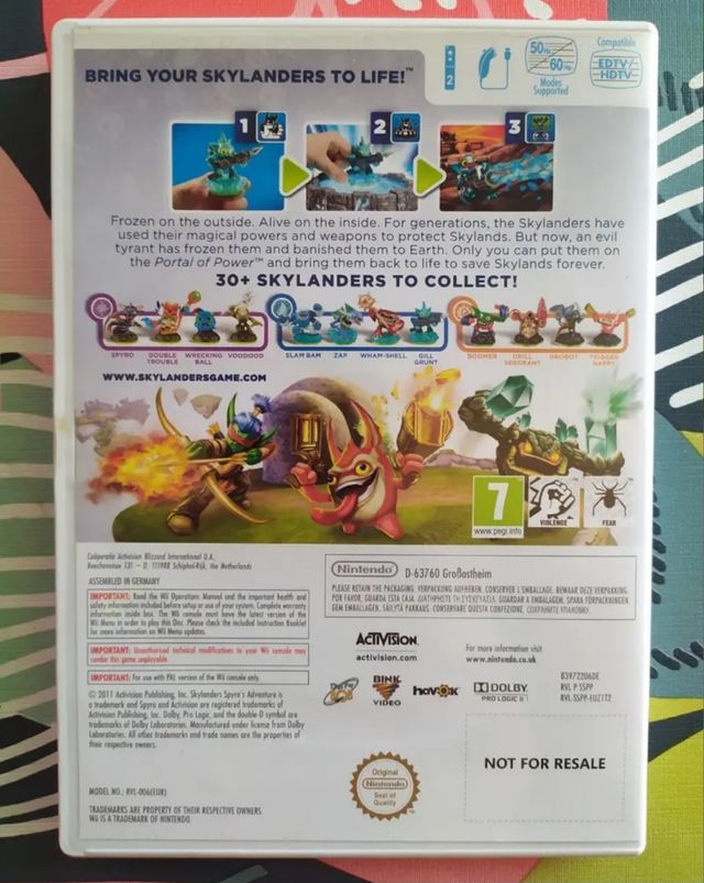 Juego Skylanders Spyro's Adventure