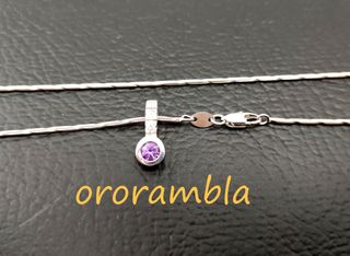 Gargantilla oro blanco 18k