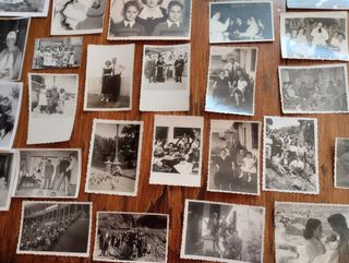 Lote 80 fotografías antiguas costumbristas