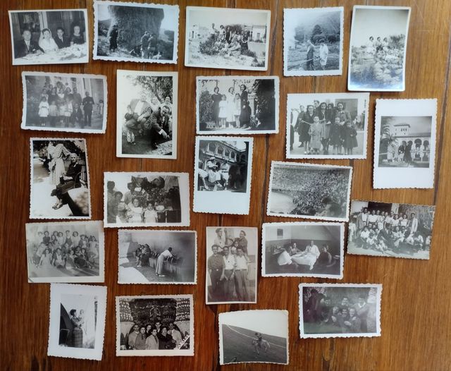 * Lote de 80 fotografías costumbristas