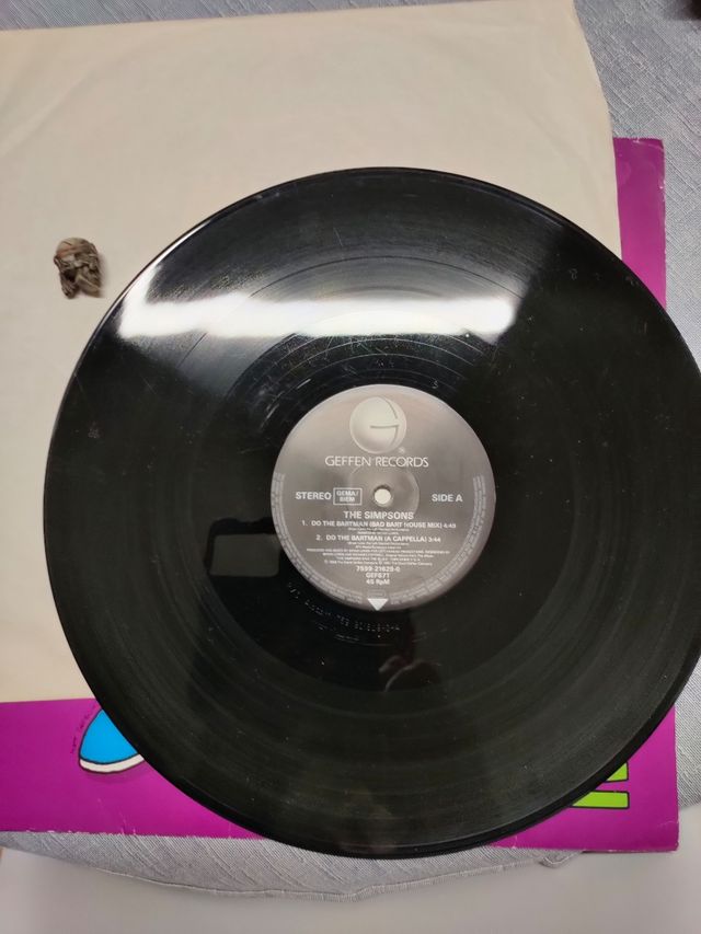 VINILO DE LOS SIMPSONS IMPOLUTO