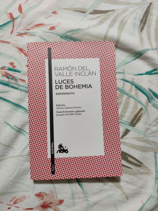 Libro "Luces de bohemia"