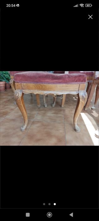 Sillas de madera antiguas