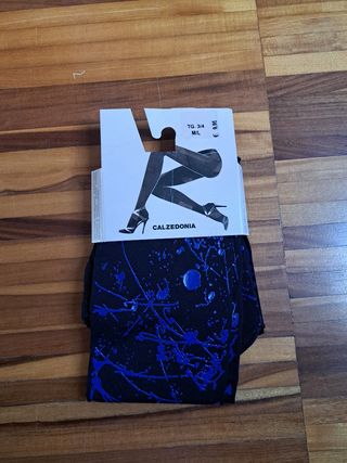 Calze collant nere e blu Calzedonia