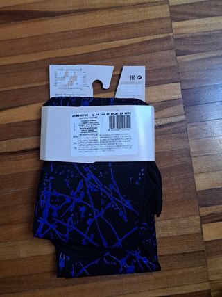 Calze collant nere e blu Calzedonia