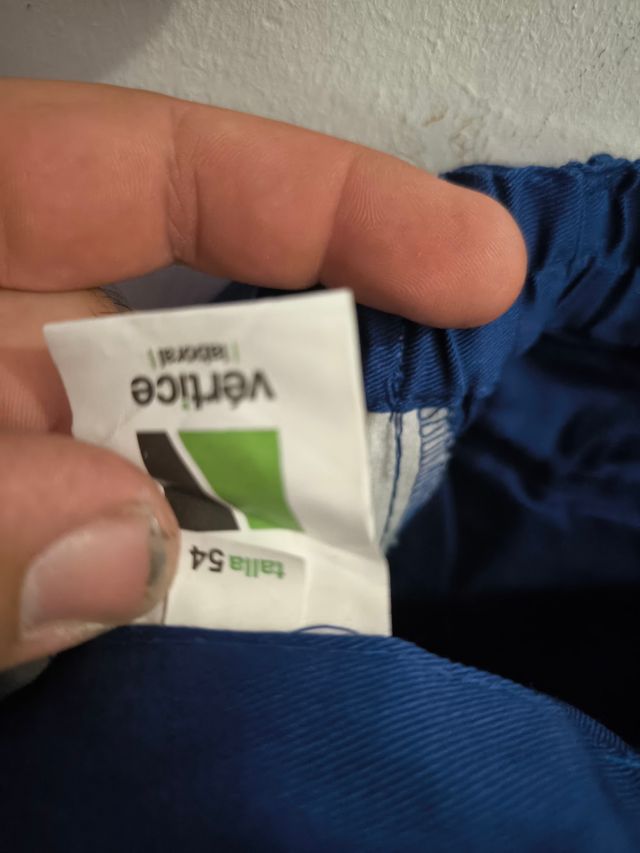 Pantalones azul trabajo
