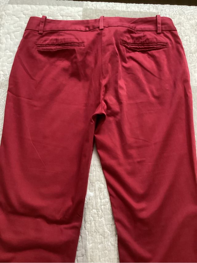 Pantalon de vestir granate