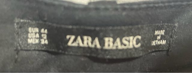 Pantalon chino negro Zara