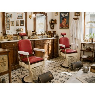 Pareja Sillones Barbero BEYA Antiguos