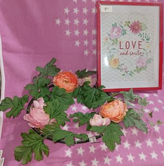 A Estrenar. Lote Decoración Cuadro / Centro Floral