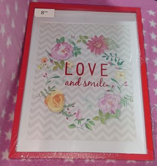 A Estrenar. Lote Decoración Cuadro / Centro Floral