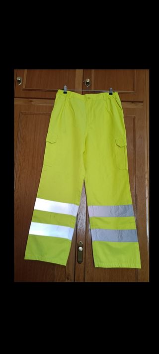 Lote 2 pantalones trabajo reflectantes