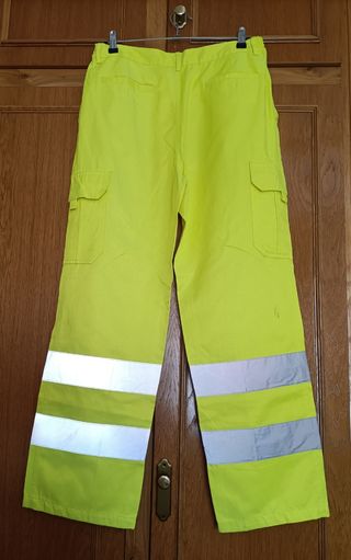 Lote 2 pantalones trabajo reflectantes