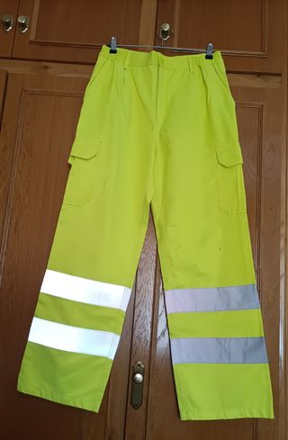 Lote 2 pantalones trabajo reflectantes