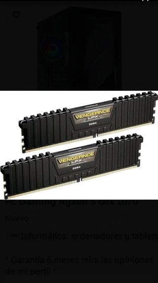 Pc Gaming Ryzen 5 Gtx 1070ti