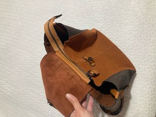 Bolso mochila marrón