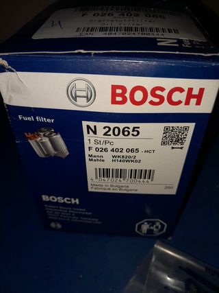 Filtro combustible bosh N2065