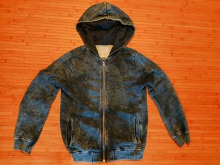 Cazadora con capucha algodón Zara