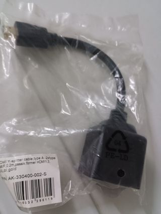 hdmi splitter 1 in 2 out nuevo