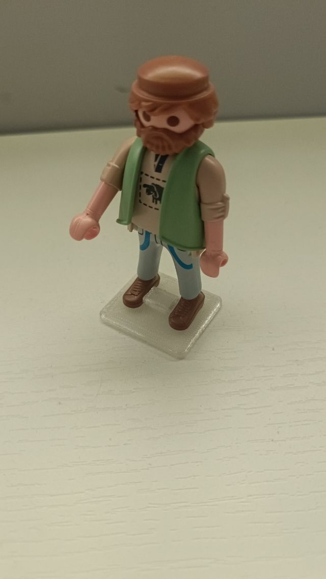 Soporte, base, plataforma pie Playmobil 25 piezas