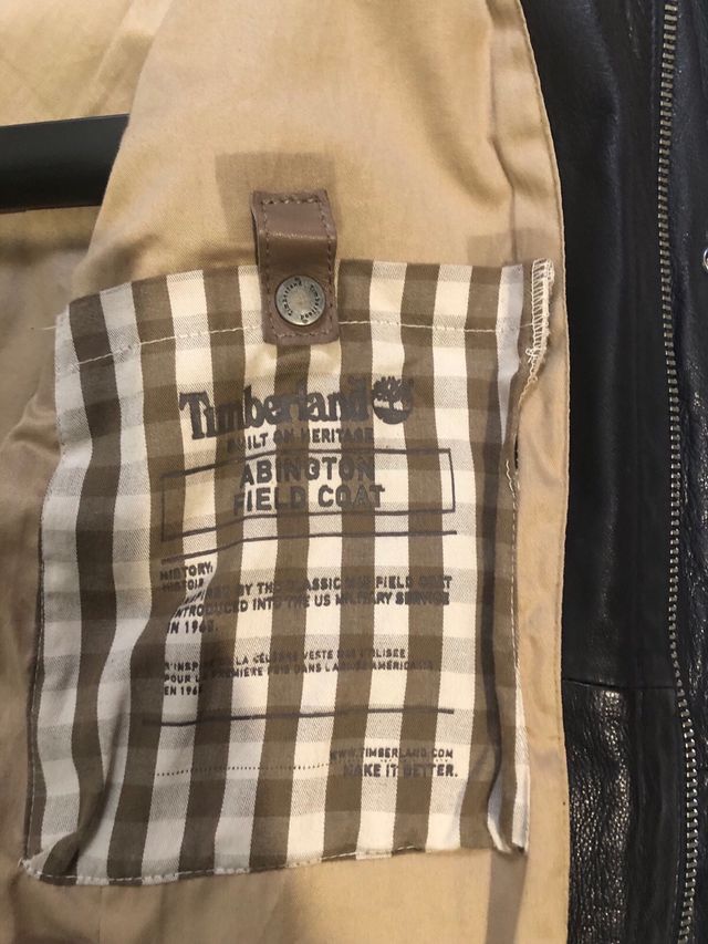 Parka 100% piel Timberland hombre impecable