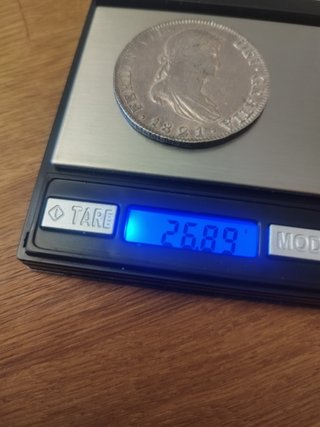 8 reales Fernando VII 1821 México