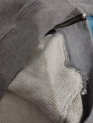 Chaqueta chándal talla M Zara gris mujer