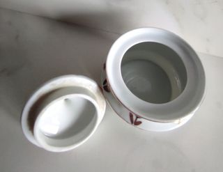 Azucarero de porcelana