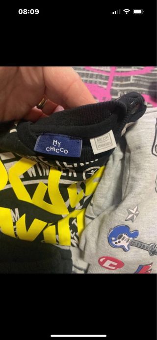 3 tute chicco cotone 15 mesi