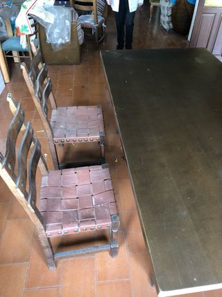 Conjunto muebles castellanos comedor