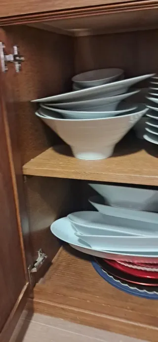 Librería y vitrina madera de haya 152x226