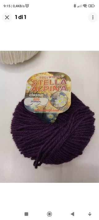 GR. 250 lana Stella Alpina Viola