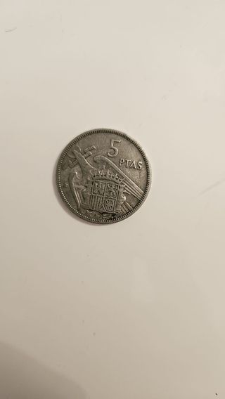 MONEDAS DE FRANCO 1957 DE 5 PESETAS 