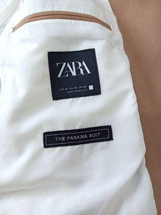 Chaqueta Zara color crema - blazer - talla M 