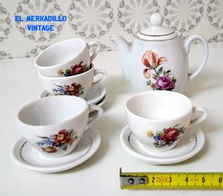 Juego café miniatura